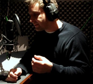 voiceover recording in booth