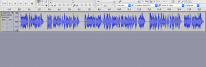 Audacity for editing voiceovers